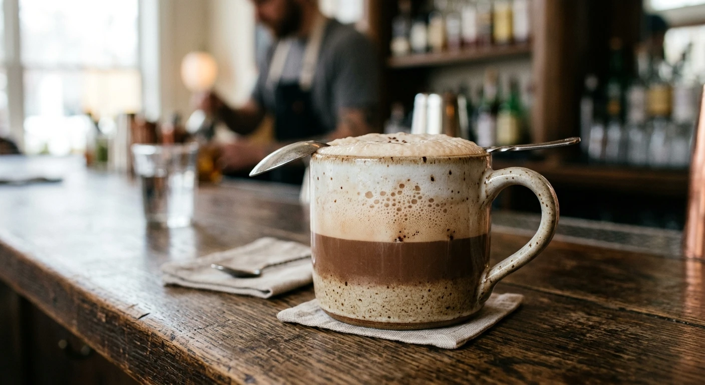 Egg Cream mocktail