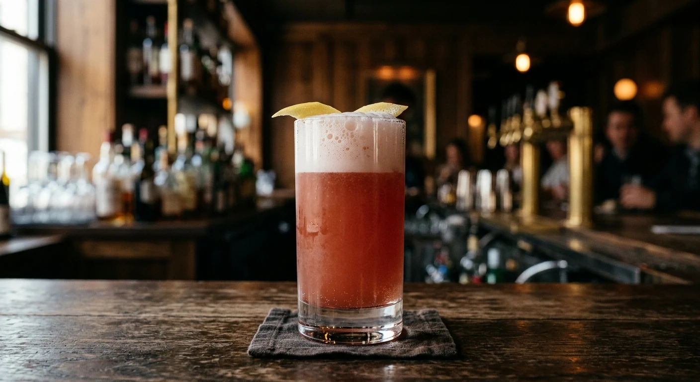 Chicago Fizz cocktail