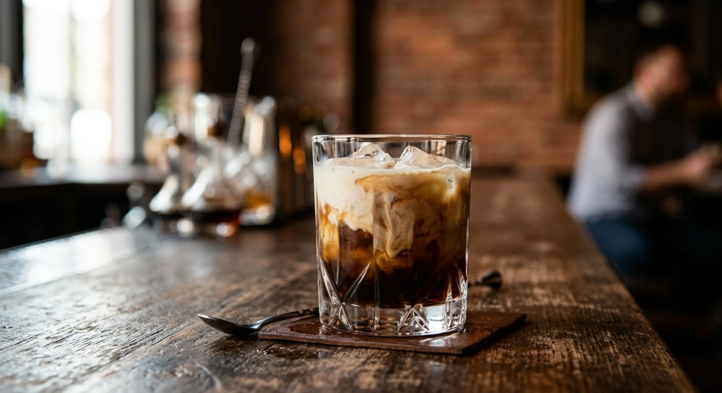 White Russian cocktail