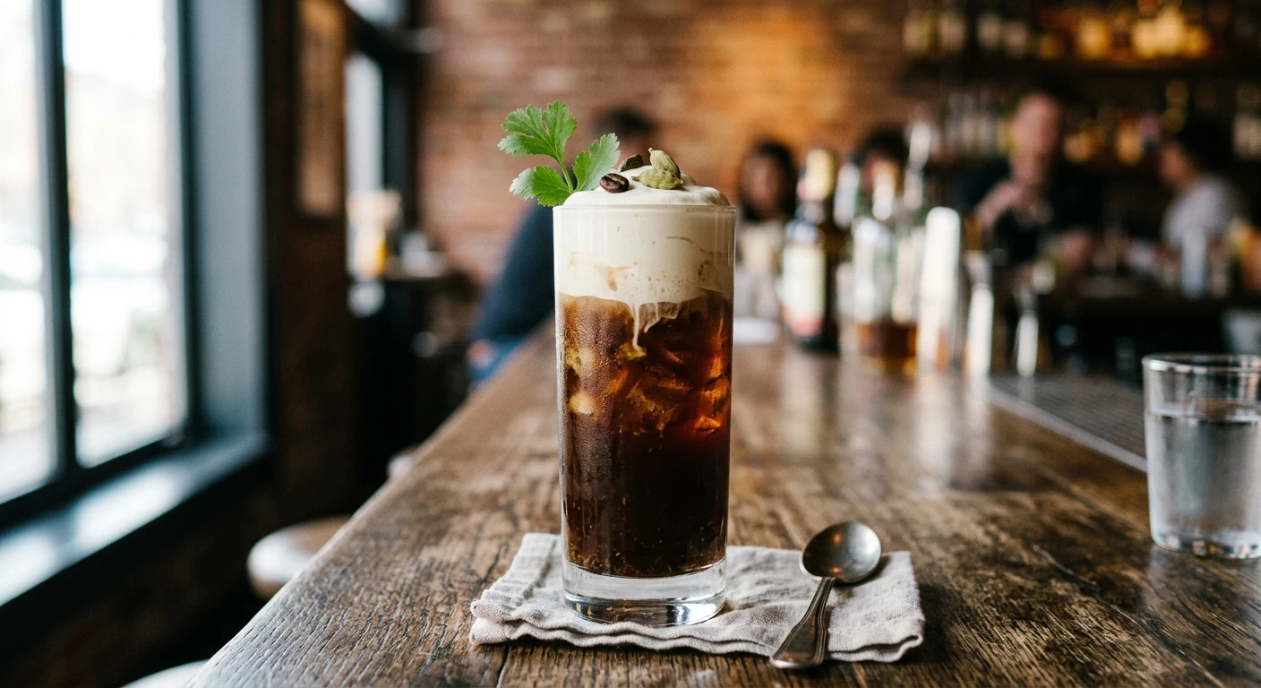 Thai Coffee mocktail