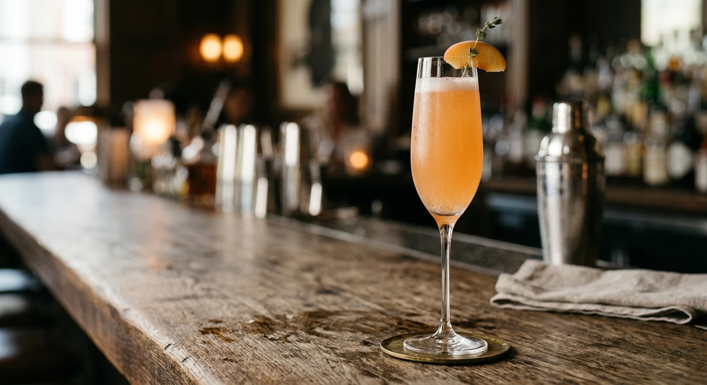 Bellini cocktail