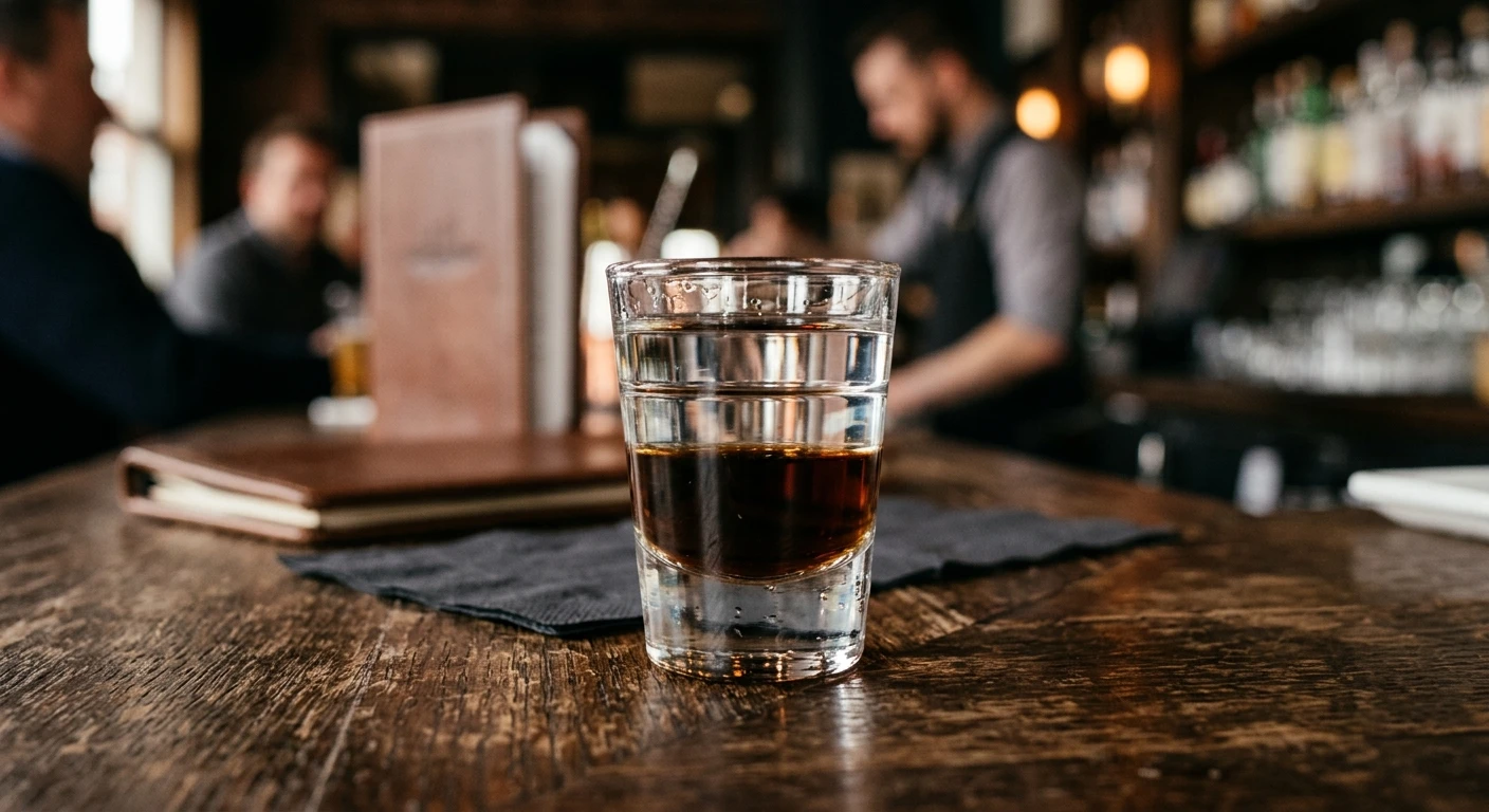 Freddy Kruger shot in a shot glass