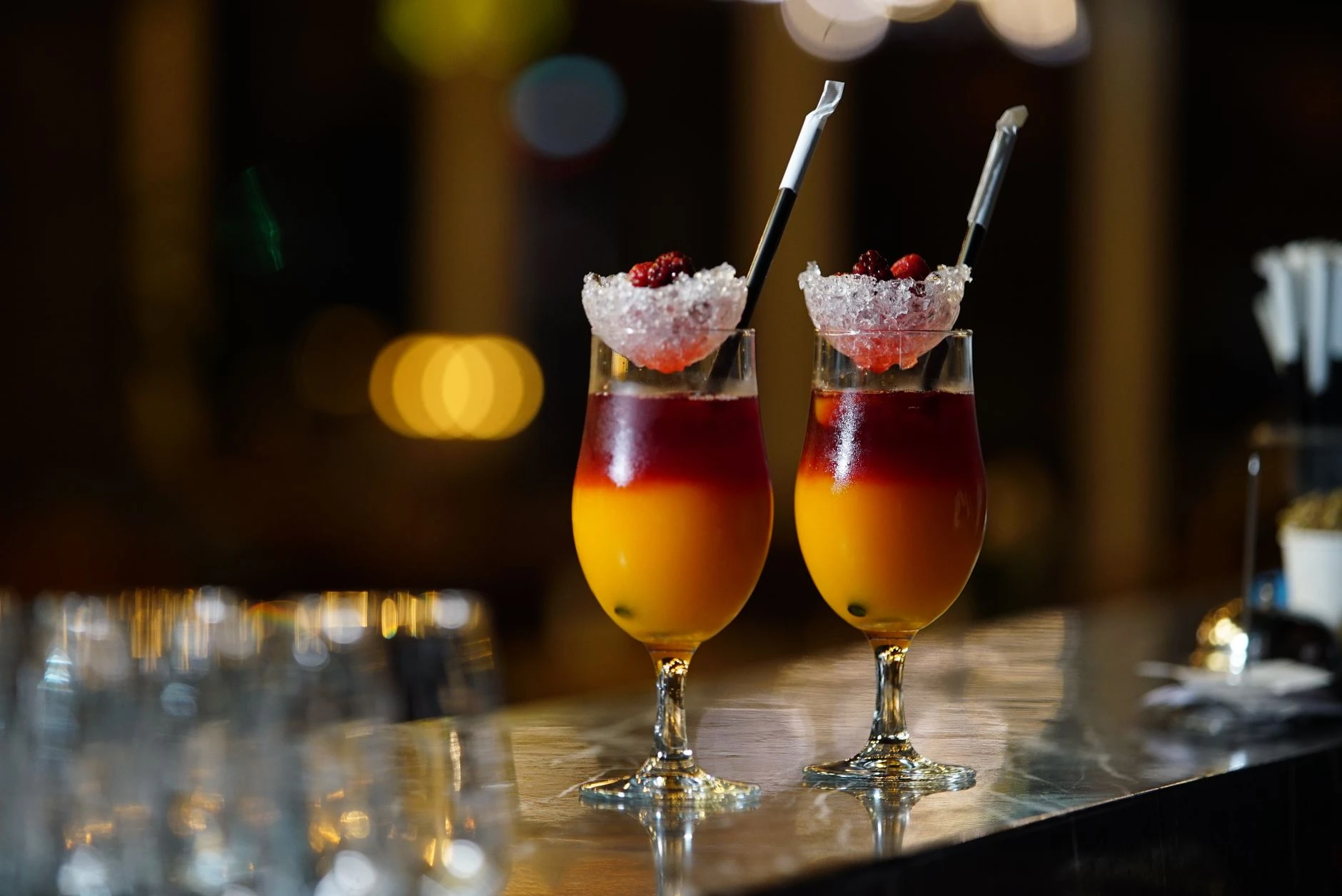 Halloween Sherbet Punch mocktail
