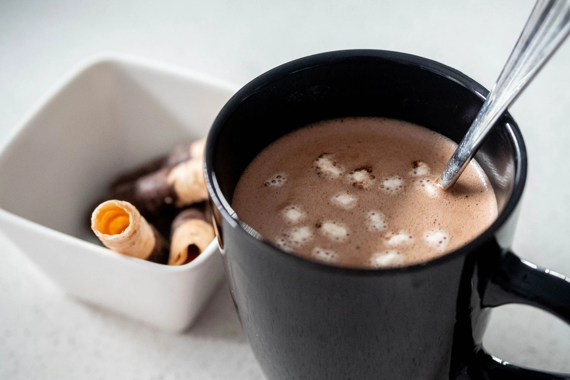 Nuked Hot Chocolate mocktail